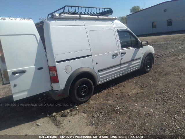 NM0LS7ANXAT032087 - 2010 FORD TRANSIT CONNECT XL WHITE photo 4