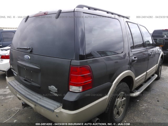 1FMFU17526LA40797 - 2006 FORD EXPEDITION EDDIE BAUER GRAY photo 4