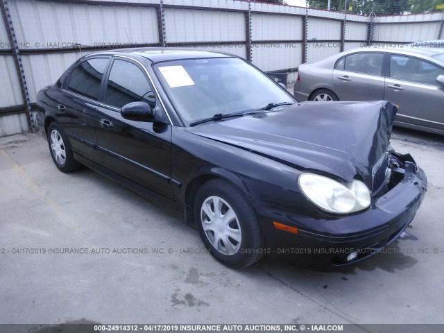 KMHWF25H33A871200 - 2003 HYUNDAI SONATA GL BLACK photo 1