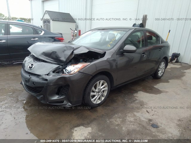 JM1BL1V78D1751553 - 2013 MAZDA 3 I BLACK photo 2