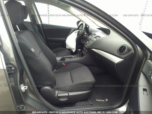 JM1BL1V78D1751553 - 2013 MAZDA 3 I BLACK photo 5