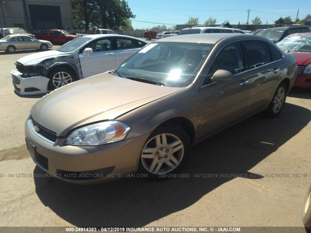 2G1WU58R379233992 - 2007 CHEVROLET IMPALA LTZ GOLD photo 2