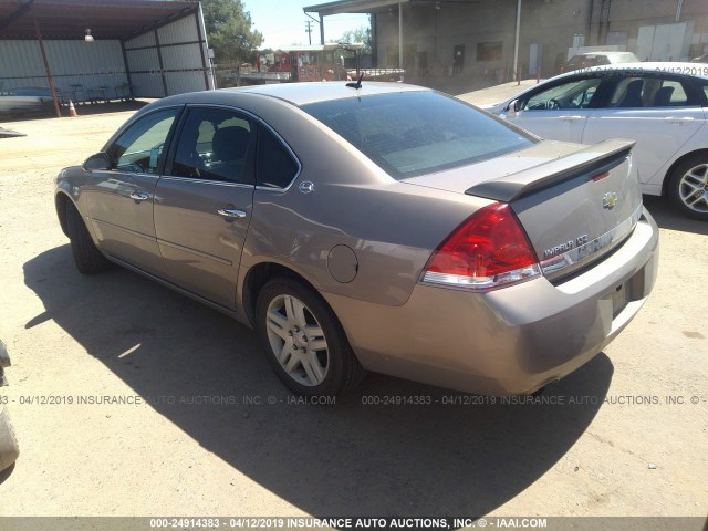 2G1WU58R379233992 - 2007 CHEVROLET IMPALA LTZ GOLD photo 3