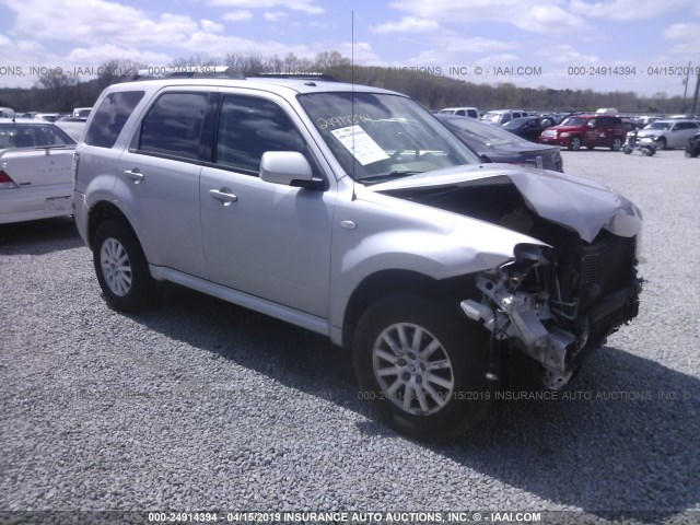 4M2CU87789KJ12981 - 2009 MERCURY MARINER PREMIER SILVER photo 1