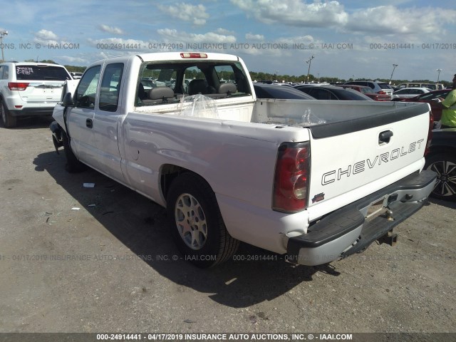 1GCEC19X26Z109583 - 2006 CHEVROLET SILVERADO C1500 WHITE photo 3