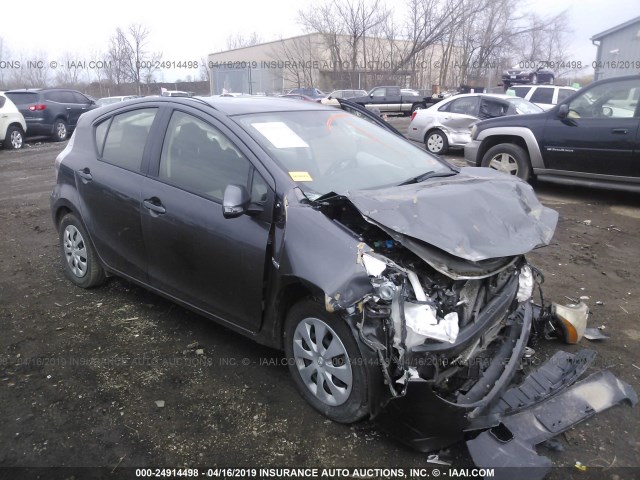 JTDKDTB35D1531930 - 2013 TOYOTA PRIUS C Pewter photo 1