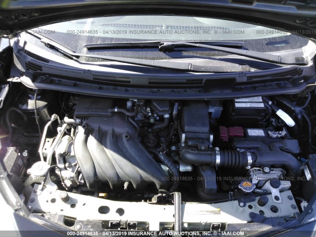 3N1CE2CP5GL402289 - 2016 NISSAN VERSA NOTE S/S PLUS/SV/SL/SR BLACK photo 10