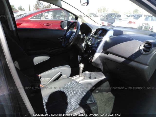 3N1CE2CP5GL402289 - 2016 NISSAN VERSA NOTE S/S PLUS/SV/SL/SR BLACK photo 5