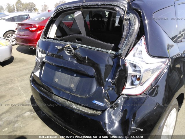 3N1CE2CP5GL402289 - 2016 NISSAN VERSA NOTE S/S PLUS/SV/SL/SR BLACK photo 6