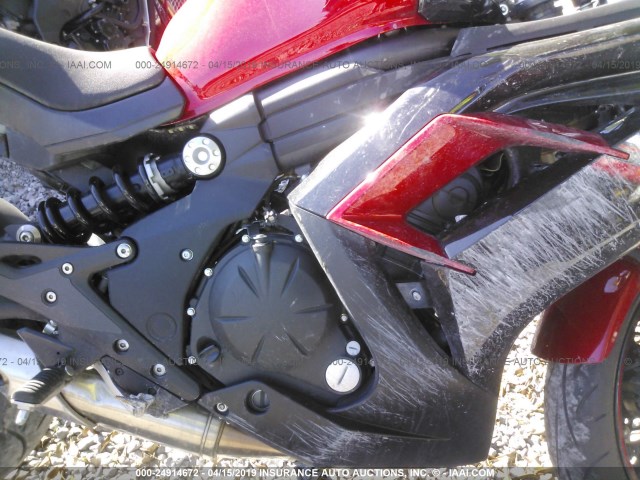 JKAEXEE10GDA22841 - 2016 KAWASAKI EX650 E RED photo 8