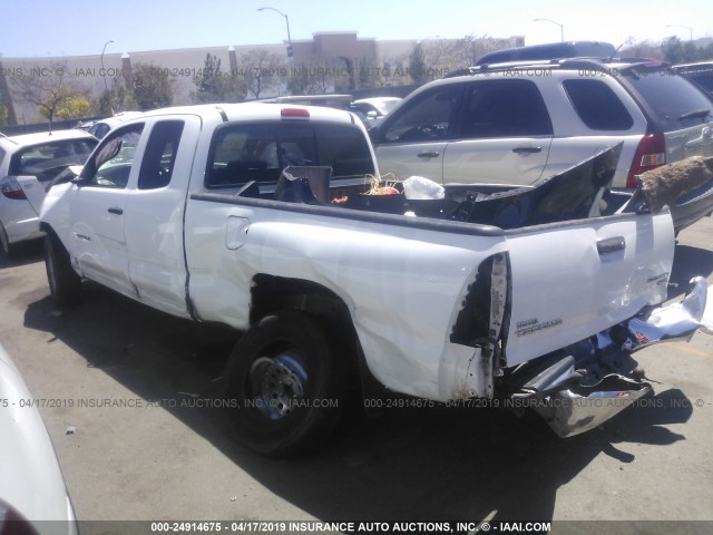 5TFTX4CN1CX016775 - 2012 TOYOTA TACOMA ACCESS CAB თეთრი ფოტო 3
