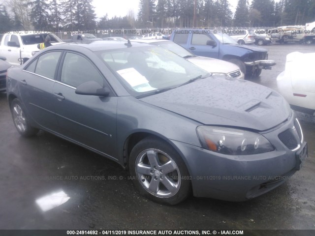 1G2ZH57N284206587 - 2008 PONTIAC G6 GT GRAY photo 1