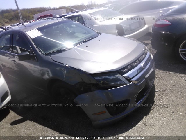 3FAHP0HA4AR371116 - 2010 FORD FUSION SE GRAY photo 1