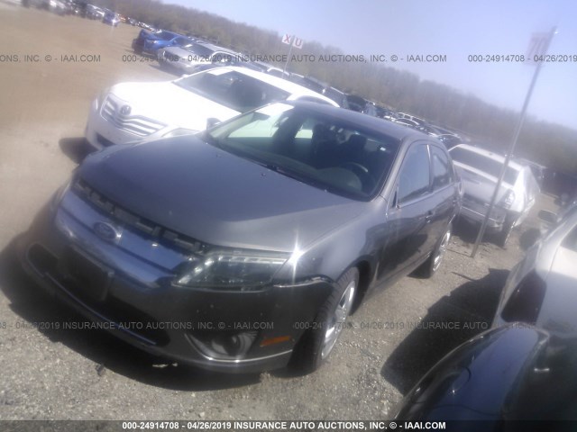 3FAHP0HA4AR371116 - 2010 FORD FUSION SE GRAY photo 2