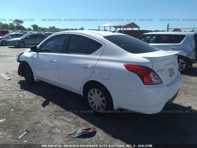 3N1CN7AP7HK472724 - 2017 NISSAN VERSA S/S PLUS/SV/SL WHITE photo 3