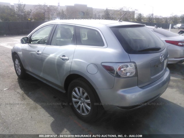 JM3ER2WM1A0331289 - 2010 MAZDA CX-7 SILVER photo 3