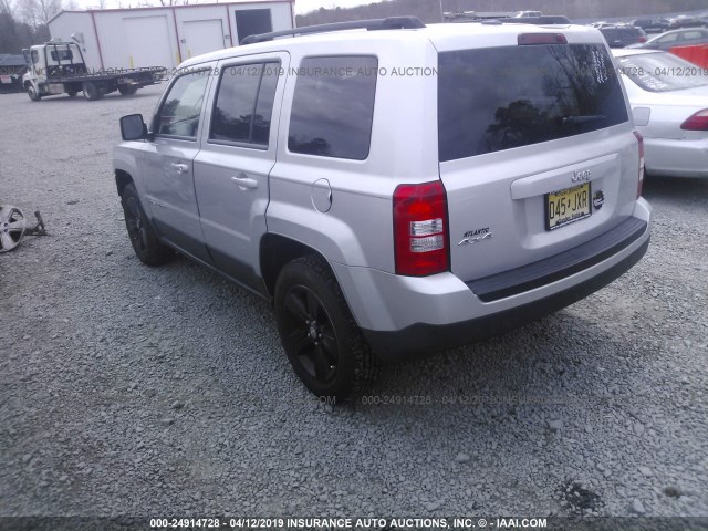 1C4NJRBB3CD537982 - 2012 JEEP PATRIOT SPORT SILVER photo 3