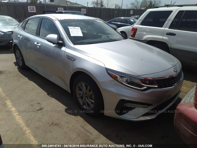 5XXGT4L34KG334648 - 2019 KIA OPTIMA LX/S GRAY photo 1