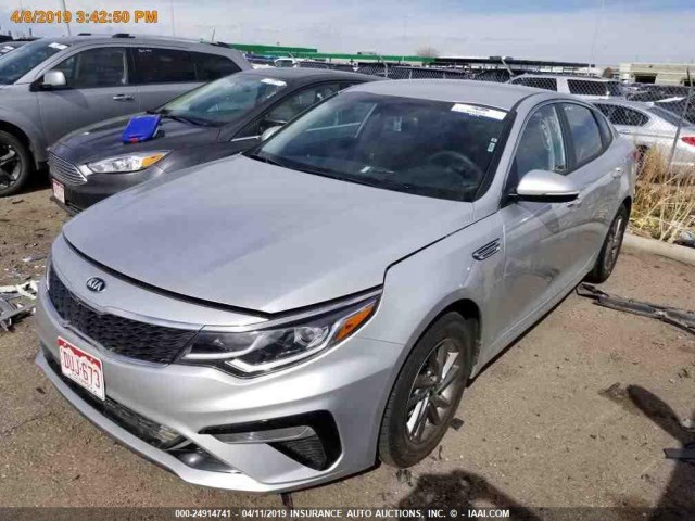 5XXGT4L34KG334648 - 2019 KIA OPTIMA LX/S GRAY photo 14