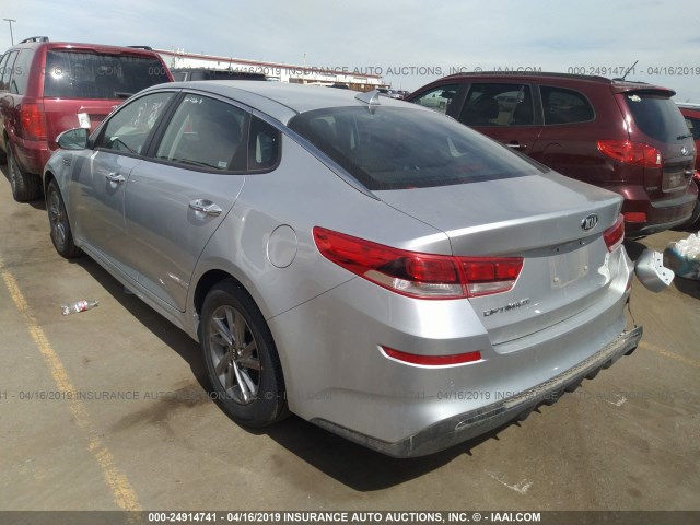 5XXGT4L34KG334648 - 2019 KIA OPTIMA LX/S GRAY photo 3