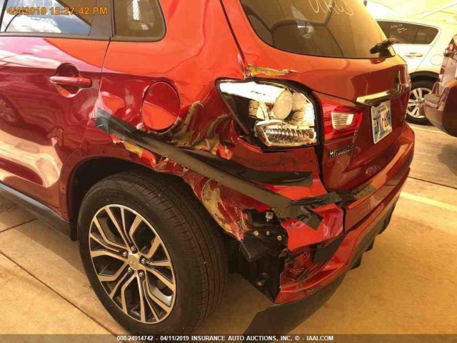 JA4AP4AU8KU011553 - 2019 MITSUBISHI OUTLANDER SPORT GT/SE RED photo 14