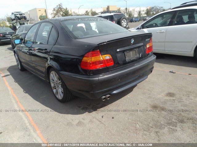 WBAEV53474KM38427 - 2004 BMW 330 I BLACK photo 3