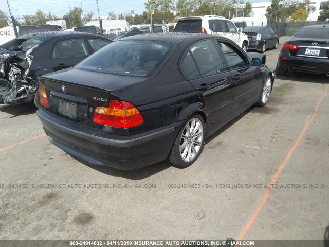 WBAEV53474KM38427 - 2004 BMW 330 I BLACK photo 4