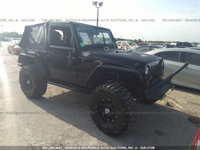 1J4AA2D14BL621253 - 2011 JEEP WRANGLER SPORT BLACK photo 1