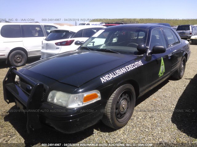 2FAHP71WX7X128306 - 2007 FORD CROWN VICTORIA POLICE INTERCEPTOR BLACK photo 2