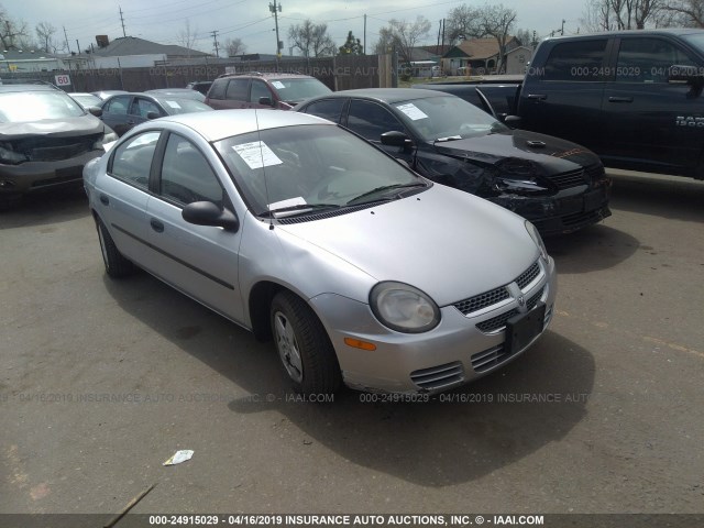 1B3ES26C63D164591 - 2003 DODGE NEON SE SILVER photo 1