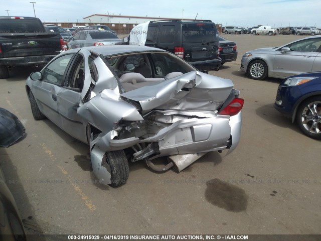 1B3ES26C63D164591 - 2003 DODGE NEON SE SILVER photo 3