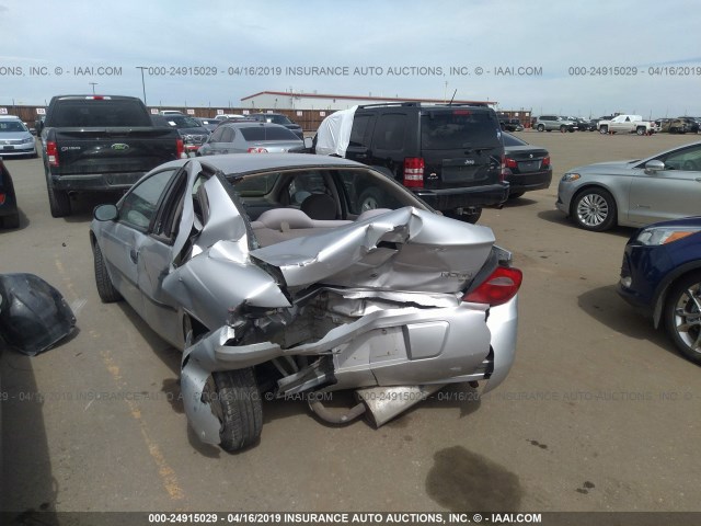 1B3ES26C63D164591 - 2003 DODGE NEON SE SILVER photo 6