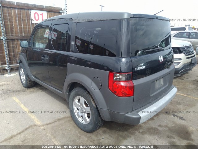 5J6YH27564L031437 - 2004 HONDA ELEMENT EX GRAY photo 3