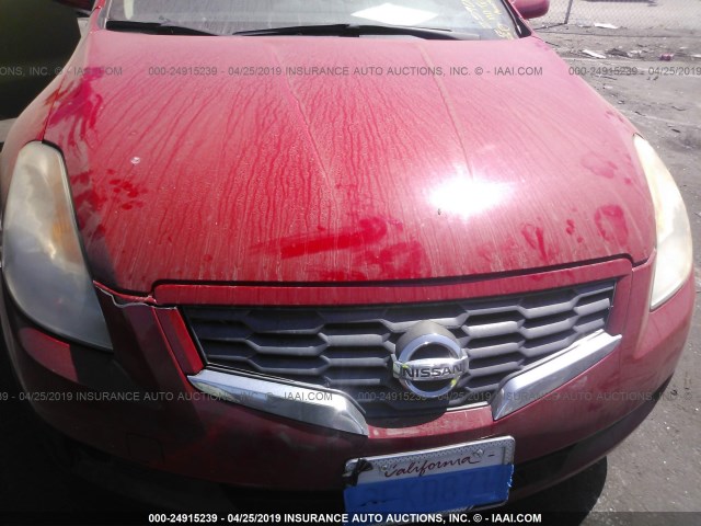 1N4AL24E28C259067 - 2008 NISSAN ALTIMA 2.5S RED photo 6