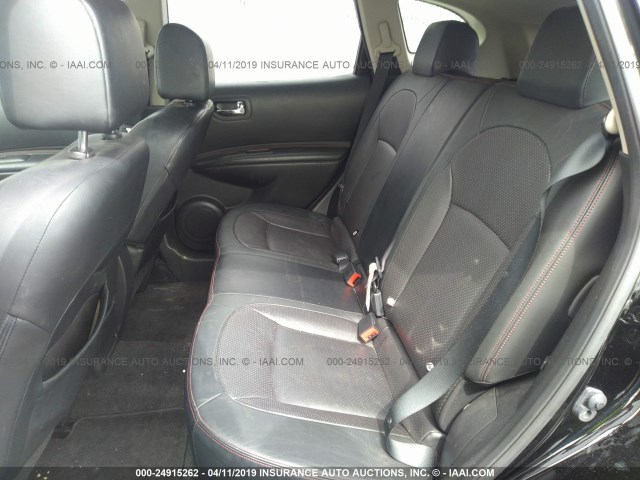 JN8AS5MV4DW648868 - 2013 NISSAN ROGUE S/SV BLACK photo 8