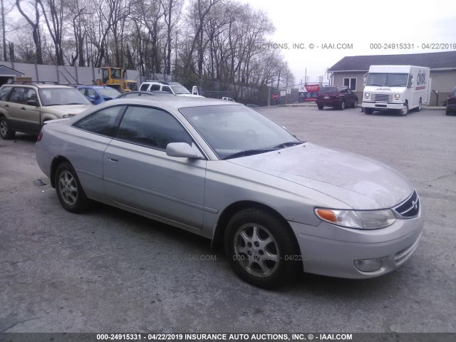 2T1CG22P71C520430 - 2001 TOYOTA CAMRY SOLARA SE GRAY photo 1