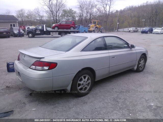 2T1CG22P71C520430 - 2001 TOYOTA CAMRY SOLARA SE GRAY photo 4