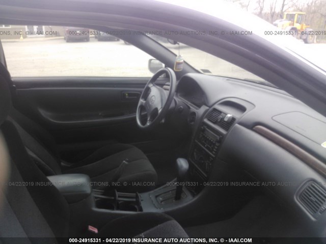 2T1CG22P71C520430 - 2001 TOYOTA CAMRY SOLARA SE GRAY photo 5