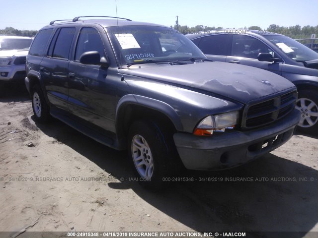 1D4HS38NX3F502520 - 2003 DODGE DURANGO SPORT GRAY photo 1