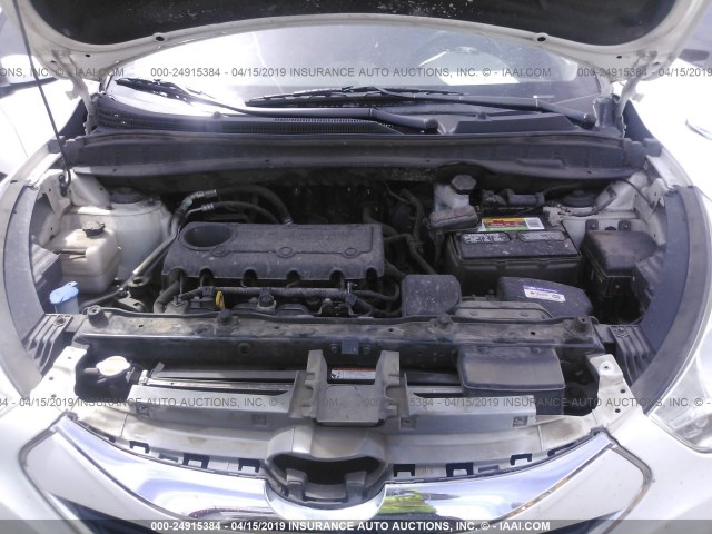 KM8JU3AC4BU157475 - 2011 HYUNDAI TUCSON GLS/LIMITED 白色 照片 10