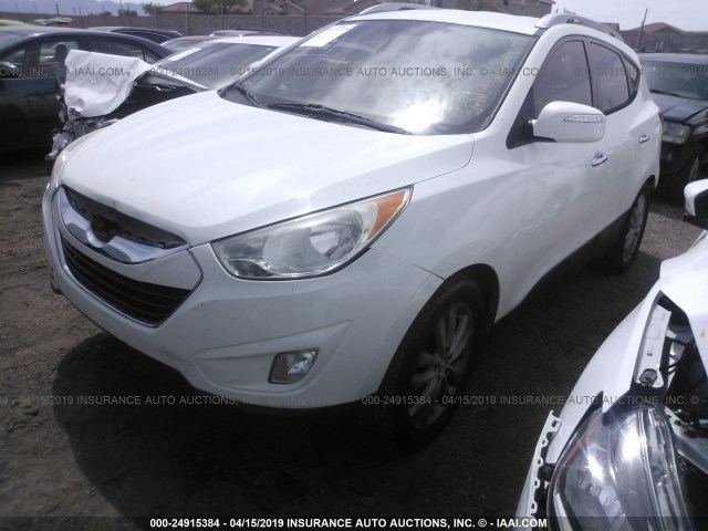 KM8JU3AC4BU157475 - 2011 HYUNDAI TUCSON GLS/LIMITED 白色 照片 2