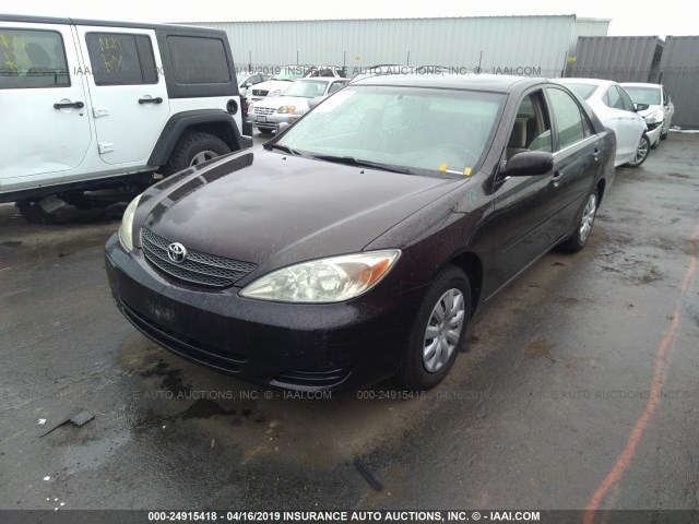 JTDBE32K630173360 - 2003 TOYOTA CAMRY LE/XLE Қоңыр фото 2