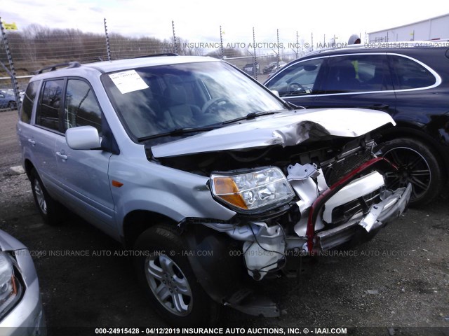 5FNYF18268B052145 - 2008 HONDA PILOT VP SILVER photo 1