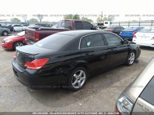 4T1BK36B96U078416 - 2006 TOYOTA AVALON XL/XLS/TOURING/LIMITED BLACK photo 4