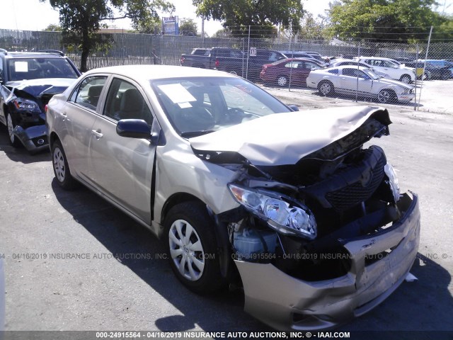 1NXBU4EE3AZ256745 - 2010 TOYOTA COROLLA S/LE/XLE GOLD photo 1