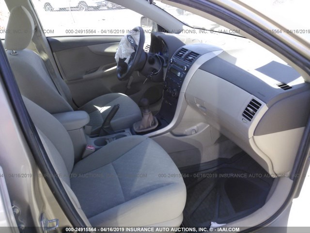 1NXBU4EE3AZ256745 - 2010 TOYOTA COROLLA S/LE/XLE GOLD photo 5