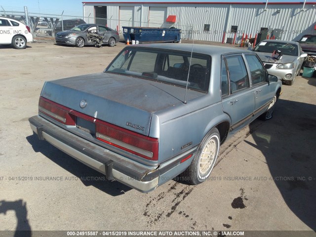 1G4HR54C0LH557745 - 1990 BUICK LESABRE LIMITED Light Blue photo 4