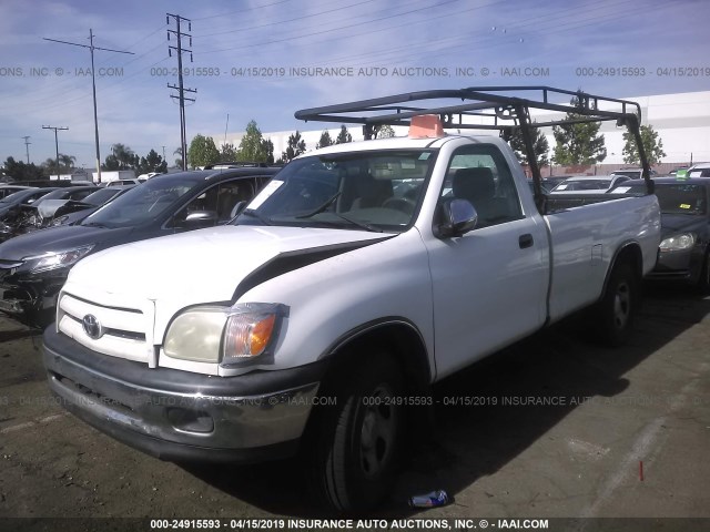 5TBJT32126S473383 - 2006 TOYOTA TUNDRA WHITE photo 2