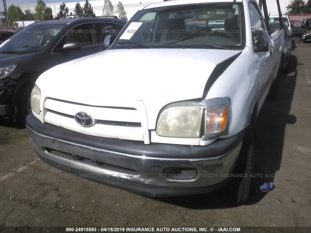 5TBJT32126S473383 - 2006 TOYOTA TUNDRA WHITE photo 6