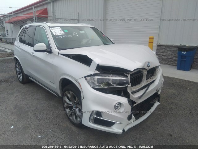 5UXKR2C54F0H36306 - 2015 BMW X5 SDRIVE35I WHITE photo 1